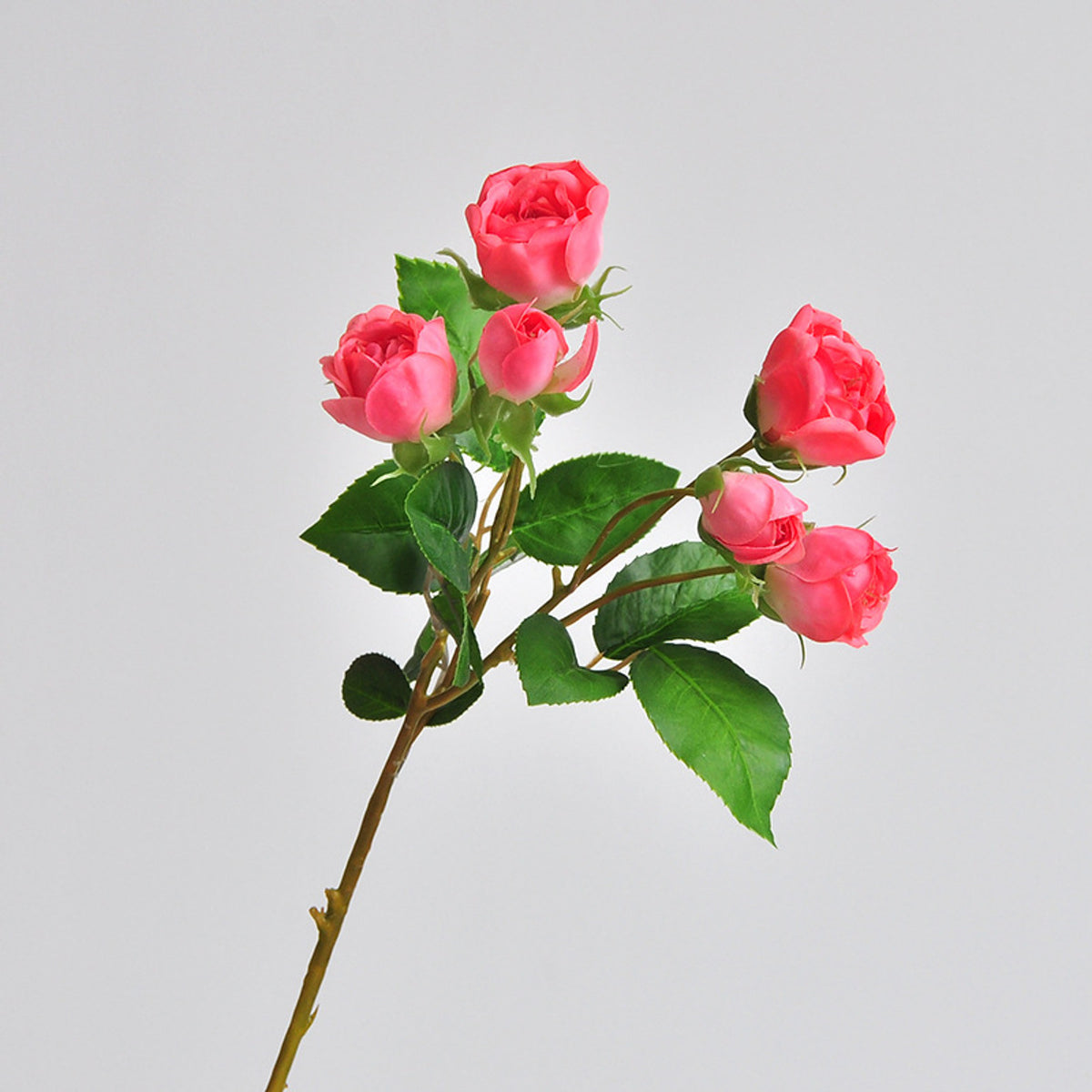 EVERIVELLE Seven-Head Mini Artificial Lotus Rose Stem