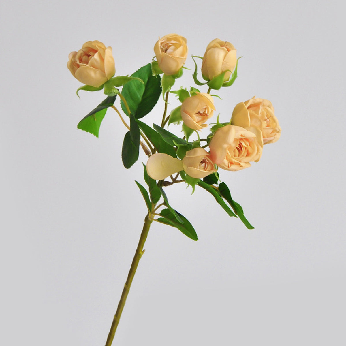 EVERIVELLE Seven-Head Mini Artificial Lotus Rose Stem