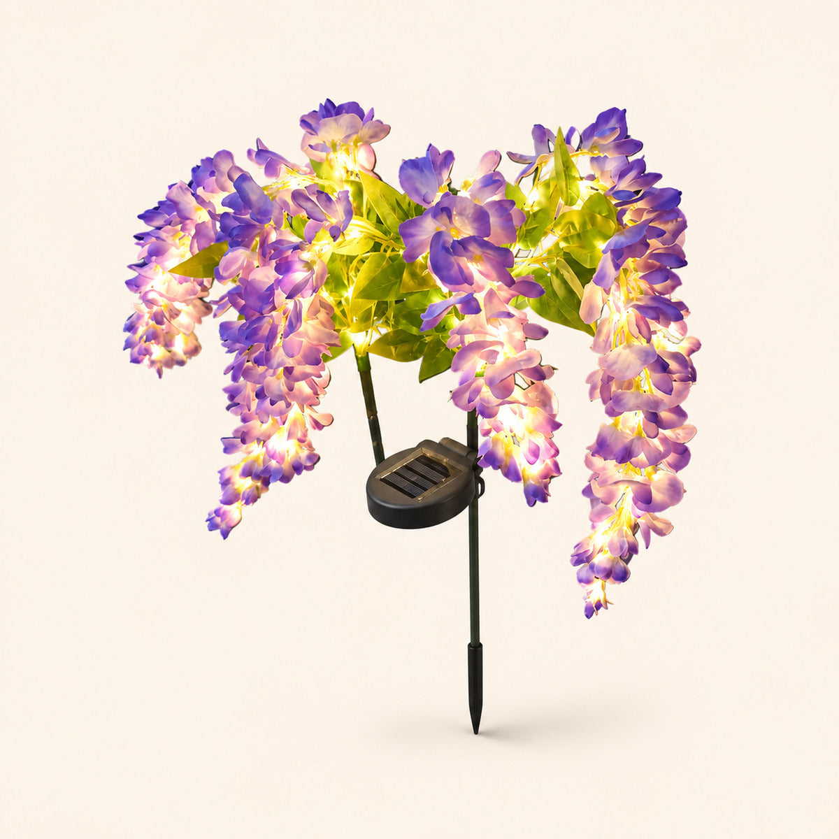 EVERIVELLE Solar LED Wisteria Flower Garden Lights