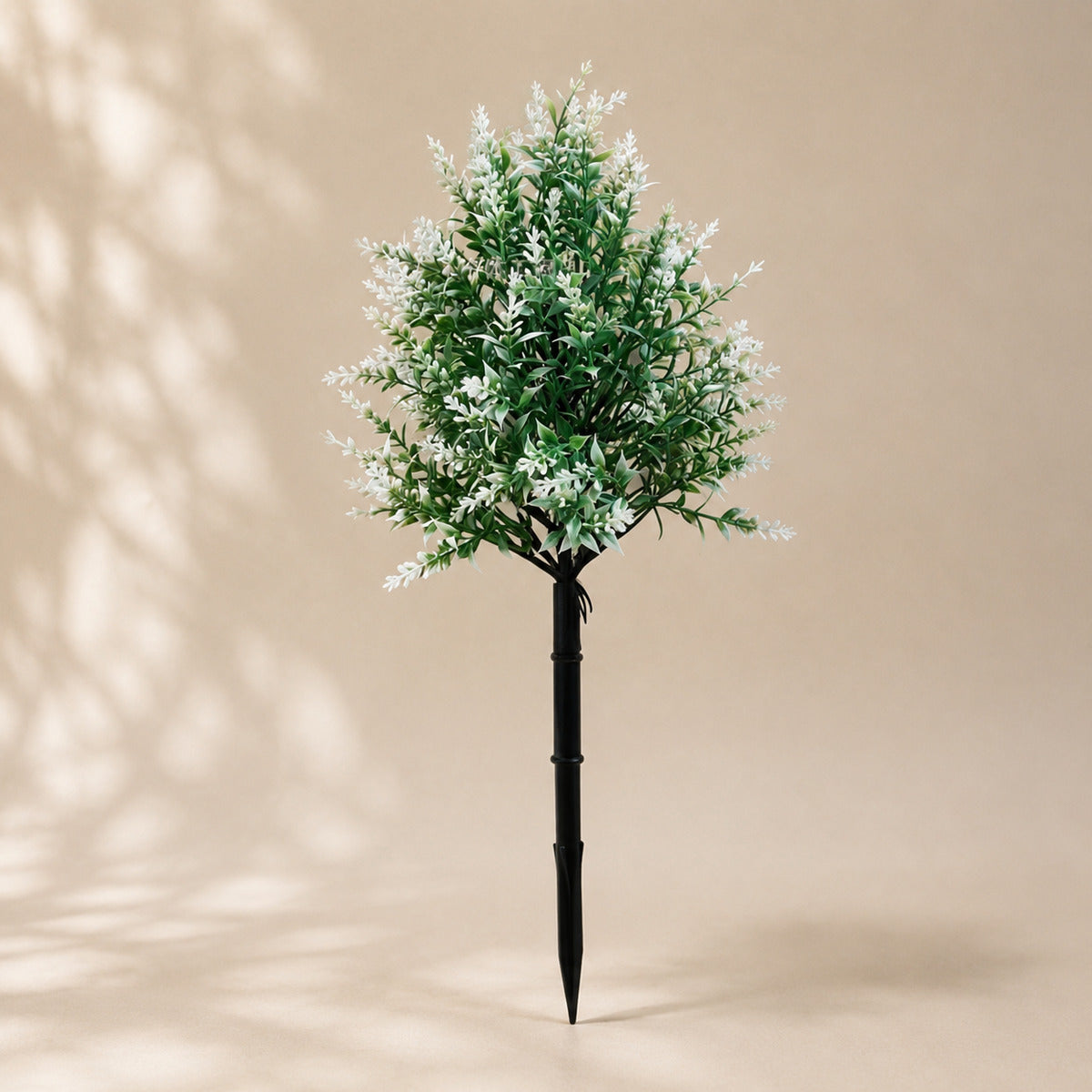 EVERIVELLE Artificial Fern & Lavender Garden Stakes
