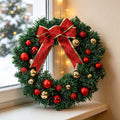 Frosted White Berry & Pinecone Christmas Wreath
