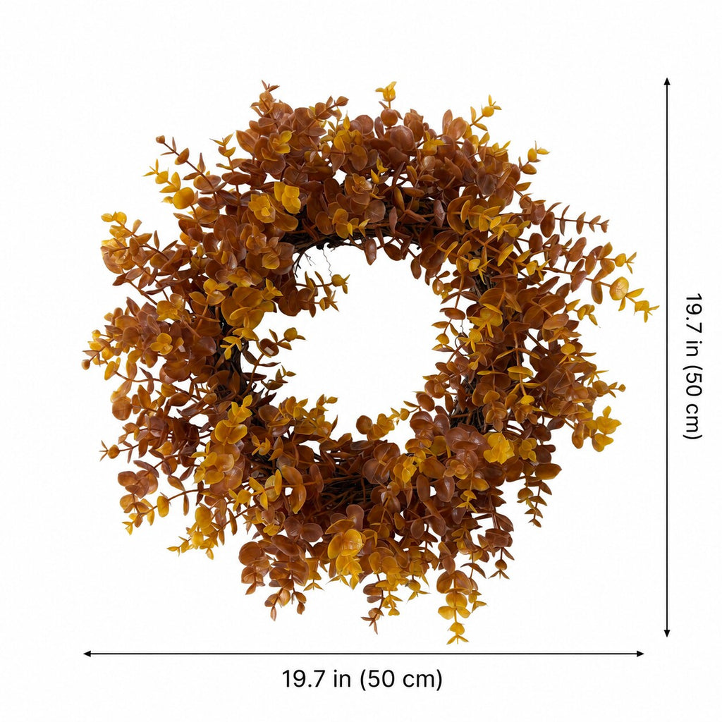 Amber Eucalyptus Harvest Wreath