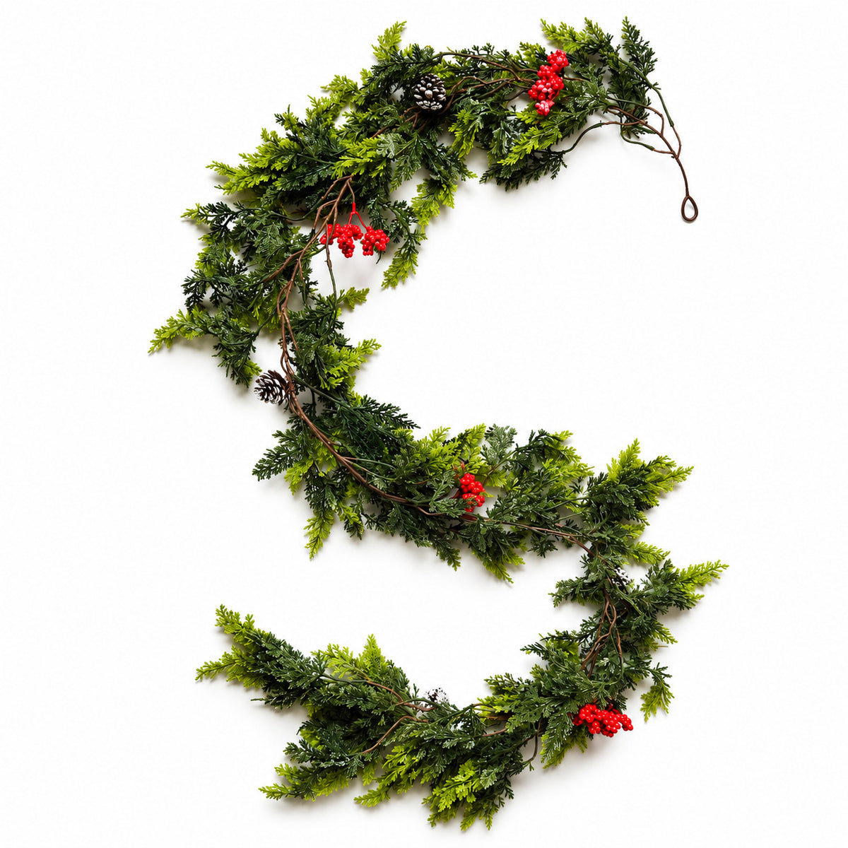 Christmas Cedar & Pine Garland Collection