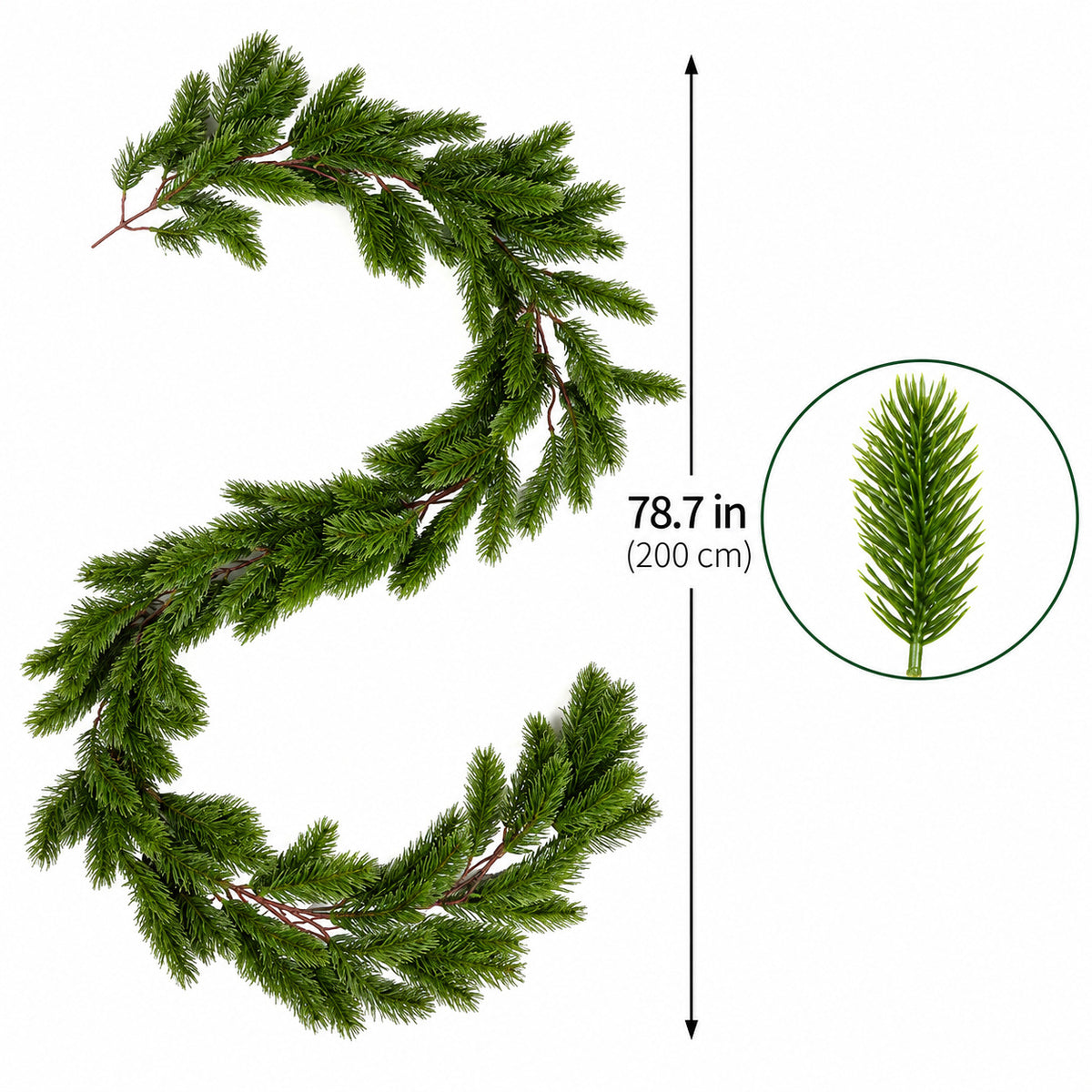 Christmas Cedar & Pine Garland Collection