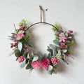 Pastel Floral Hoop Wreath Collection