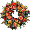 Peony & Pumpkin Harvest Wreath Collection