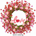 Red & Pink Spring Floral Wreath Collection