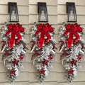 Flocked Christmas Wreath, Garland & Swag Collection