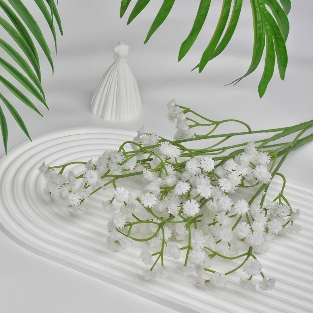 EVERIVELLE Four-Branch Artificial Baby's Breath Stem
