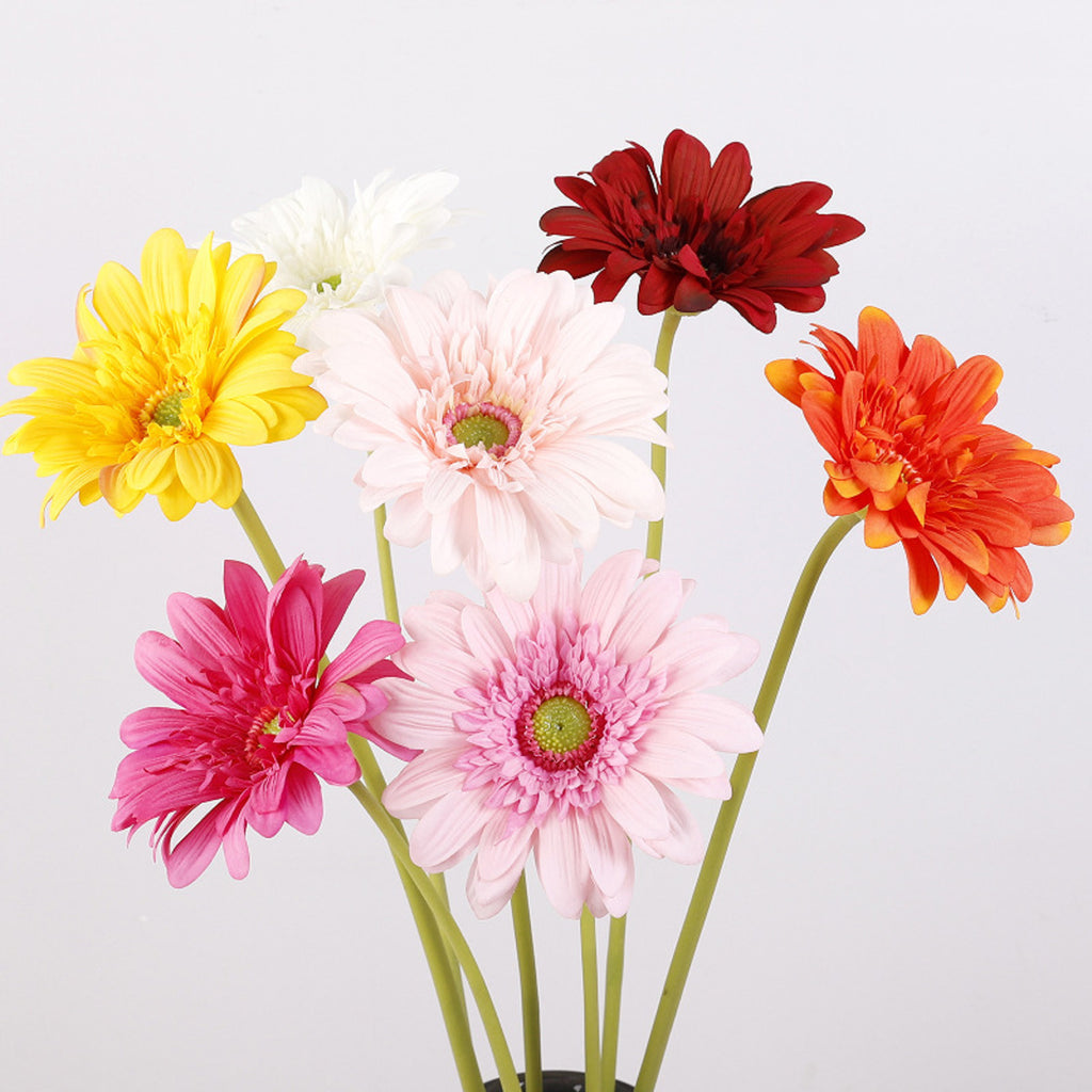 EVERIVELLE Single-Stem Artificial Gerbera Daisy