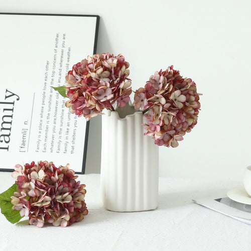 EVERIVELLE 13-Inch Vintage Artificial Hydrangea Stem
