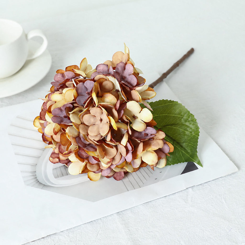 EVERIVELLE 13-Inch Vintage Artificial Hydrangea Stem