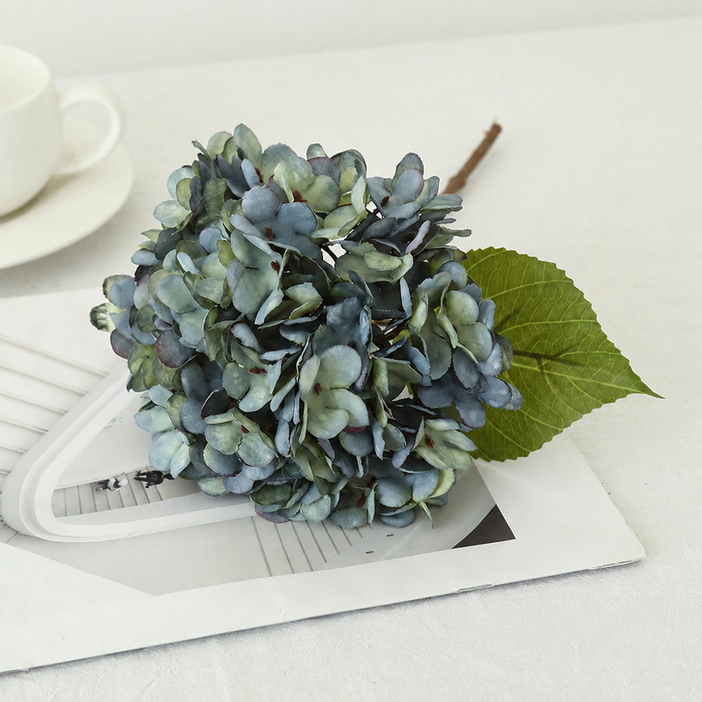 EVERIVELLE 13-Inch Vintage Artificial Hydrangea Stem
