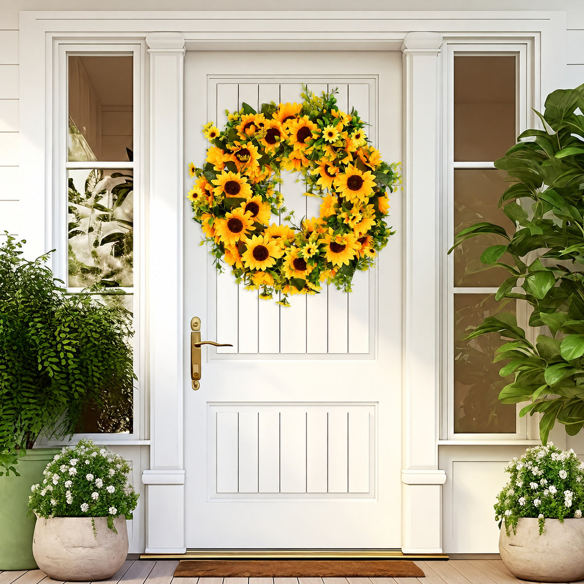 Sunflower Garden Wreath Collection