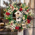 Woodland Reindeer Christmas Wreath