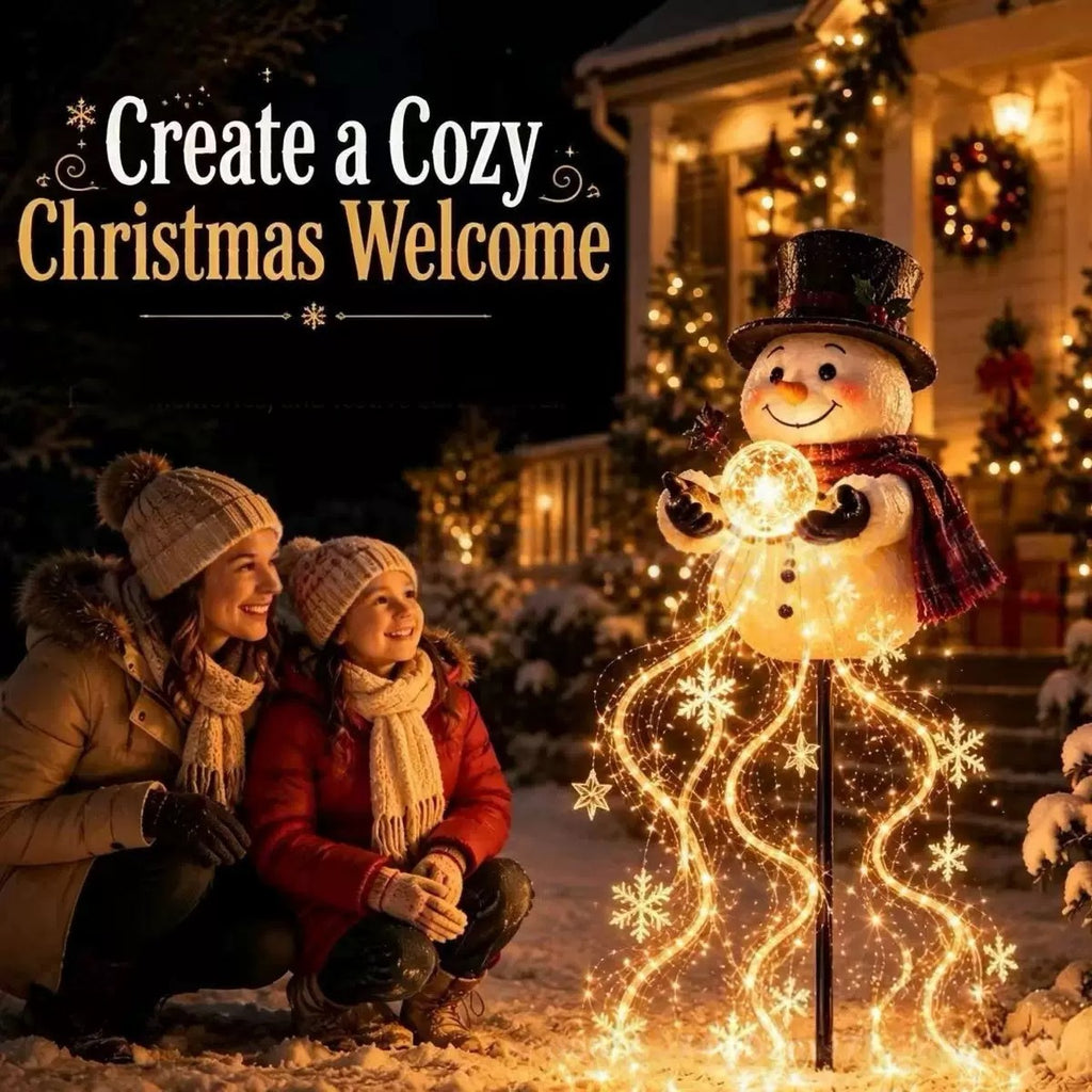 Snowman Magic Solar Garden Light Collection