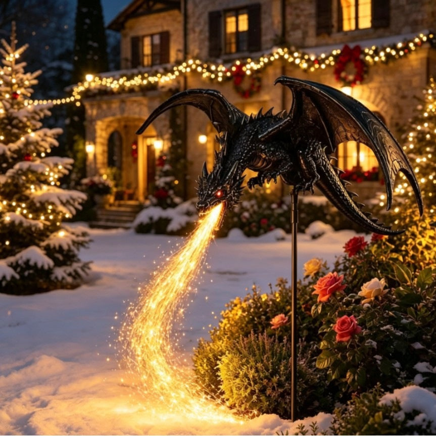 Solar Dragon Fire Garden Light