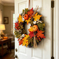 Maple Leaf & Pumpkin Harvest Wreath Collection