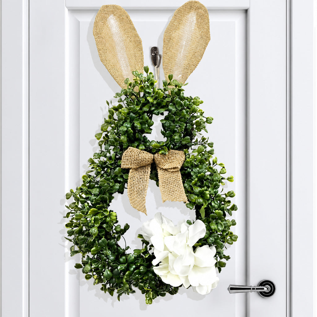 Easter Bunny Greenery Wreath Collection