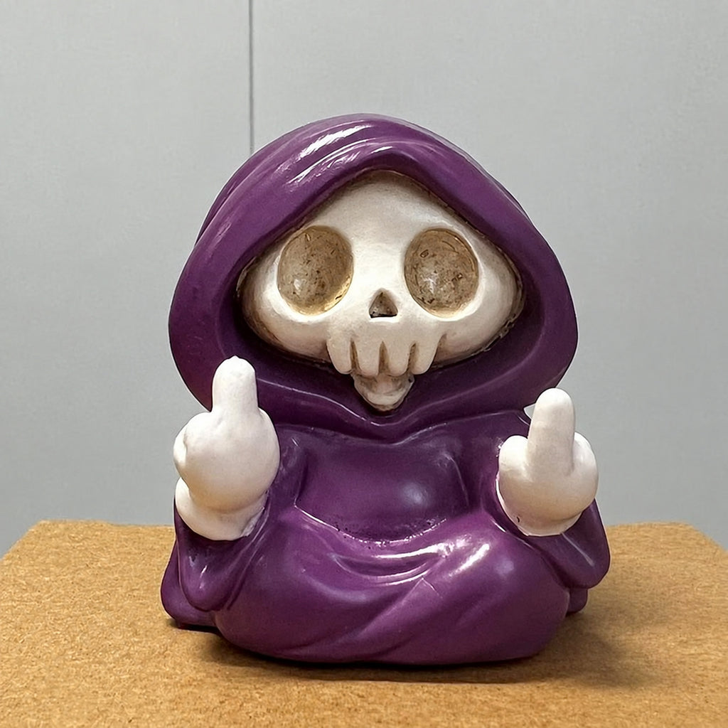 Cheeky Purple Grim Reaper Mini Figurine Collection