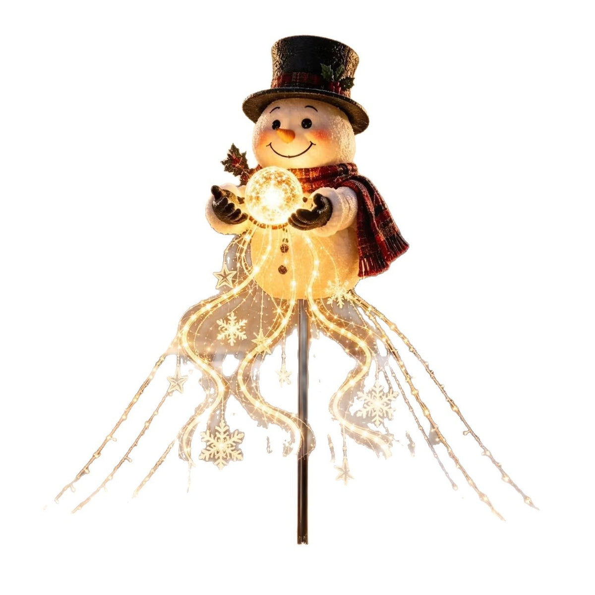 Snowman Magic Solar Garden Light Collection