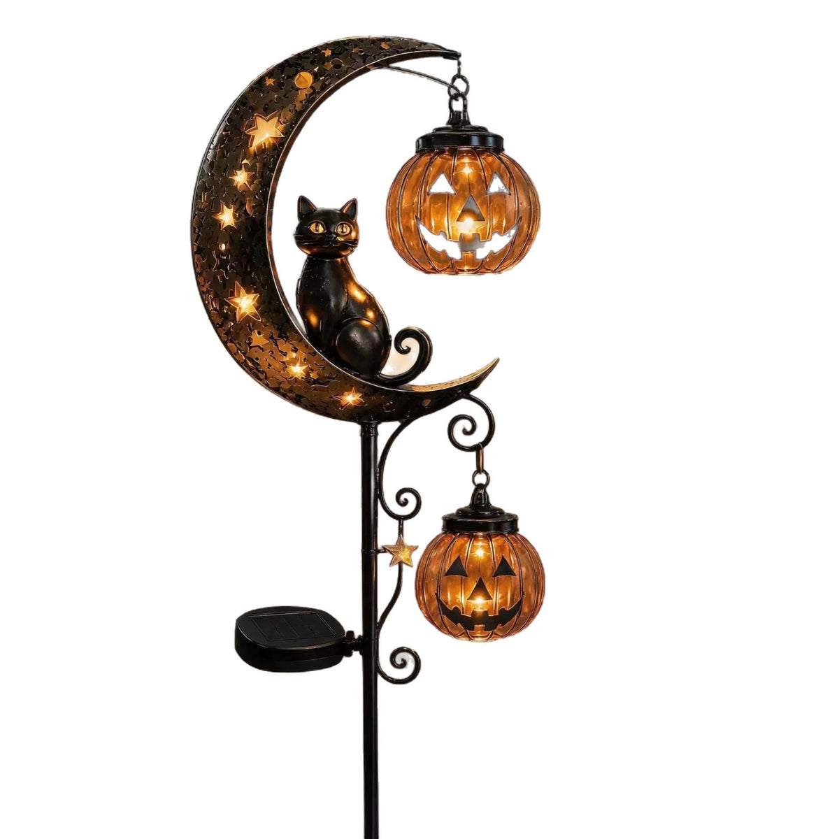 Halloween Moon Character Solar Garden Stake Light Collection
