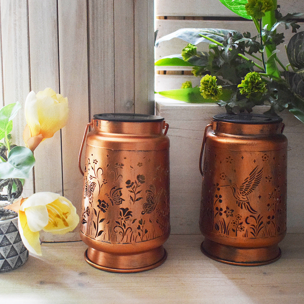Butterfly & Hummingbird Solar Projection Lantern Collection