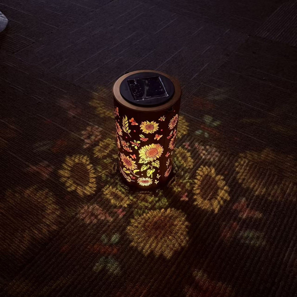 Sunflower Solar Projection Lantern Collection