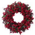 Full Red Berry Christmas Wreath