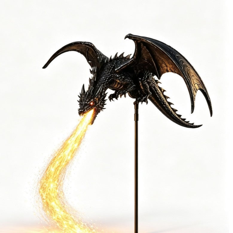Solar Dragon Fire Garden Light
