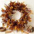 Amber Eucalyptus Harvest Wreath