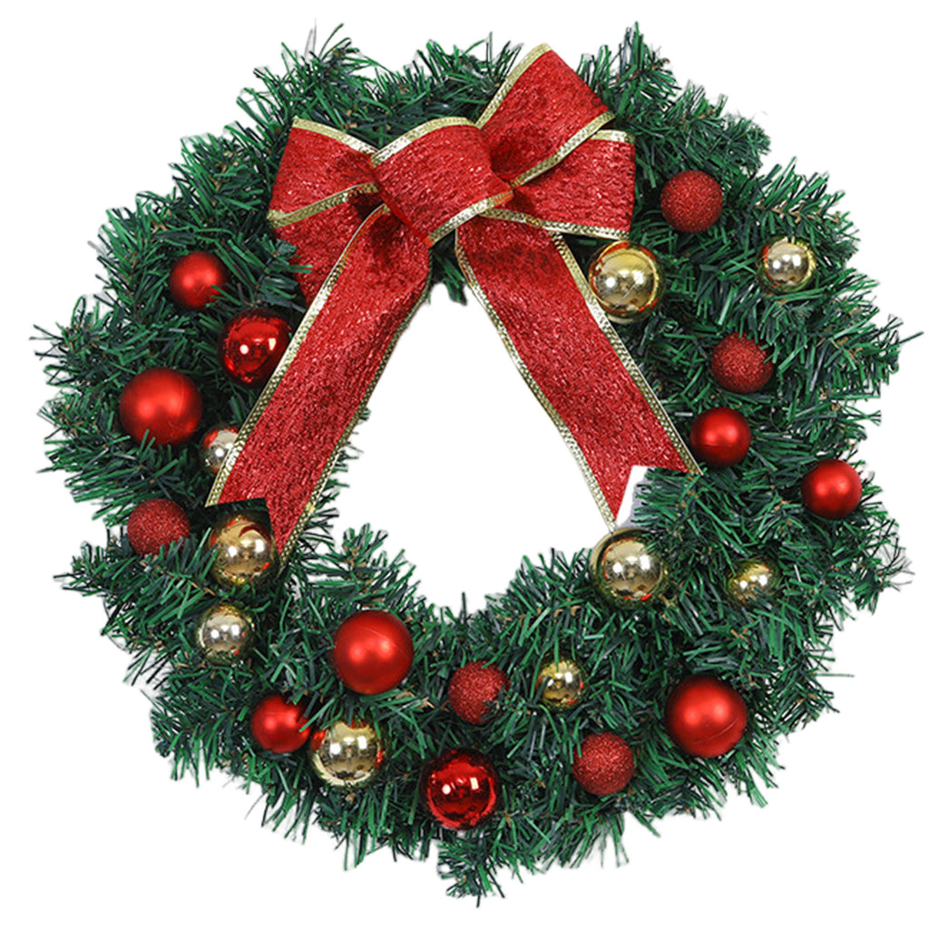 Frosted White Berry & Pinecone Christmas Wreath