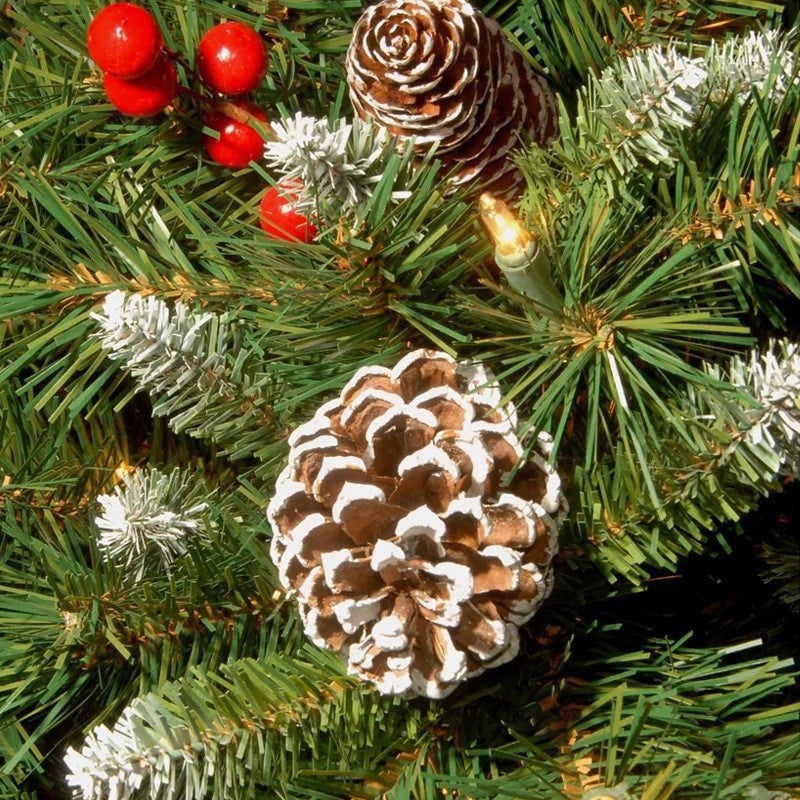 Lighted Christmas Hanging Basket Collection