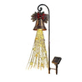 Christmas Bell Cascade Solar Yard Light