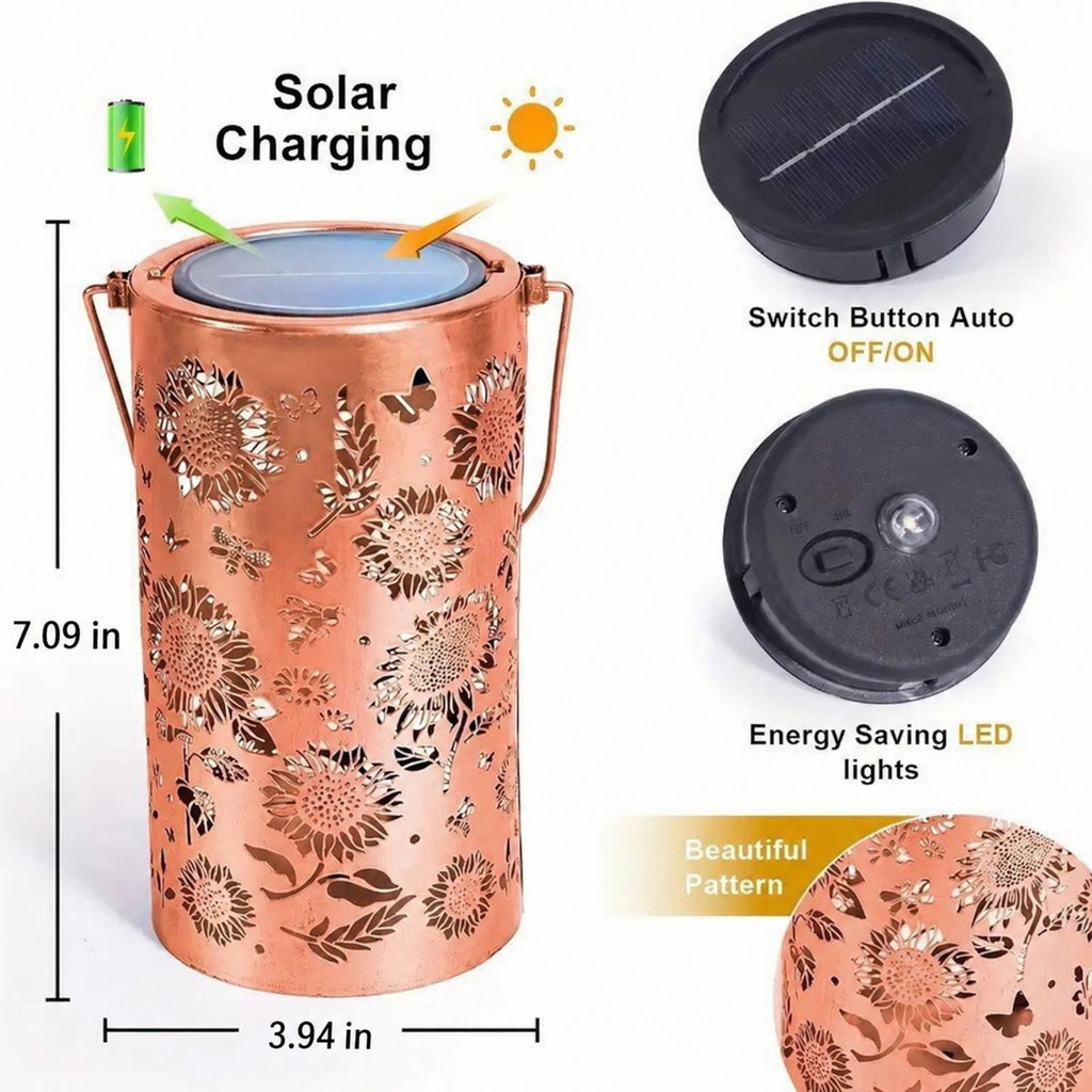 Sunflower Solar Projection Lantern Collection
