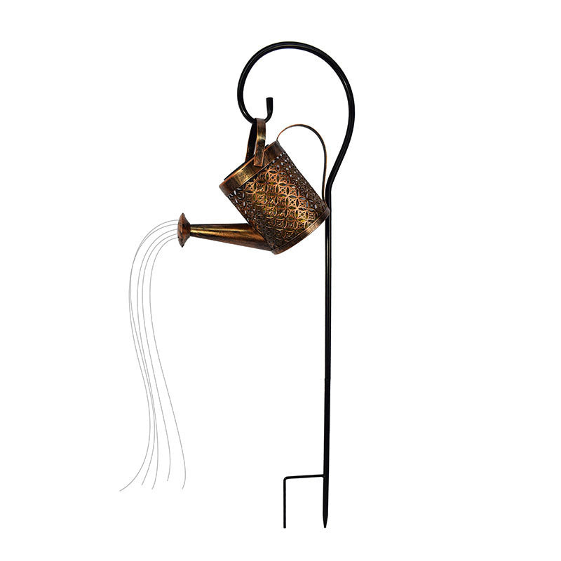 Solar Watering Can Garden Projection Light Collection