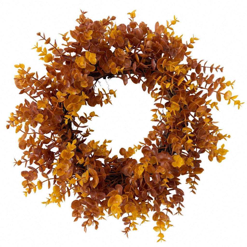 Amber Eucalyptus Harvest Wreath