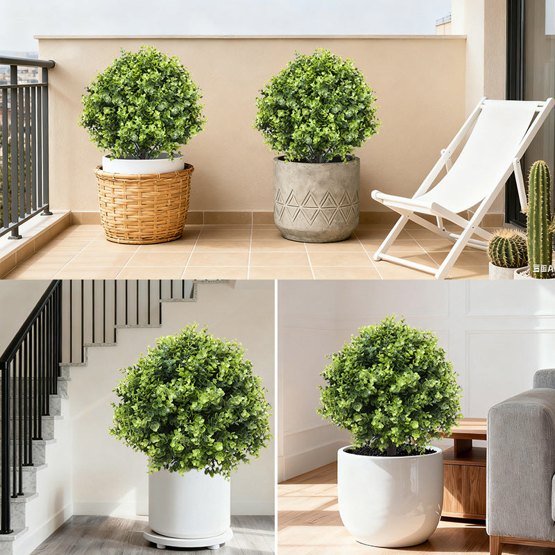 EVERIVELLE Large Artificial Eucalyptus Garden Trees