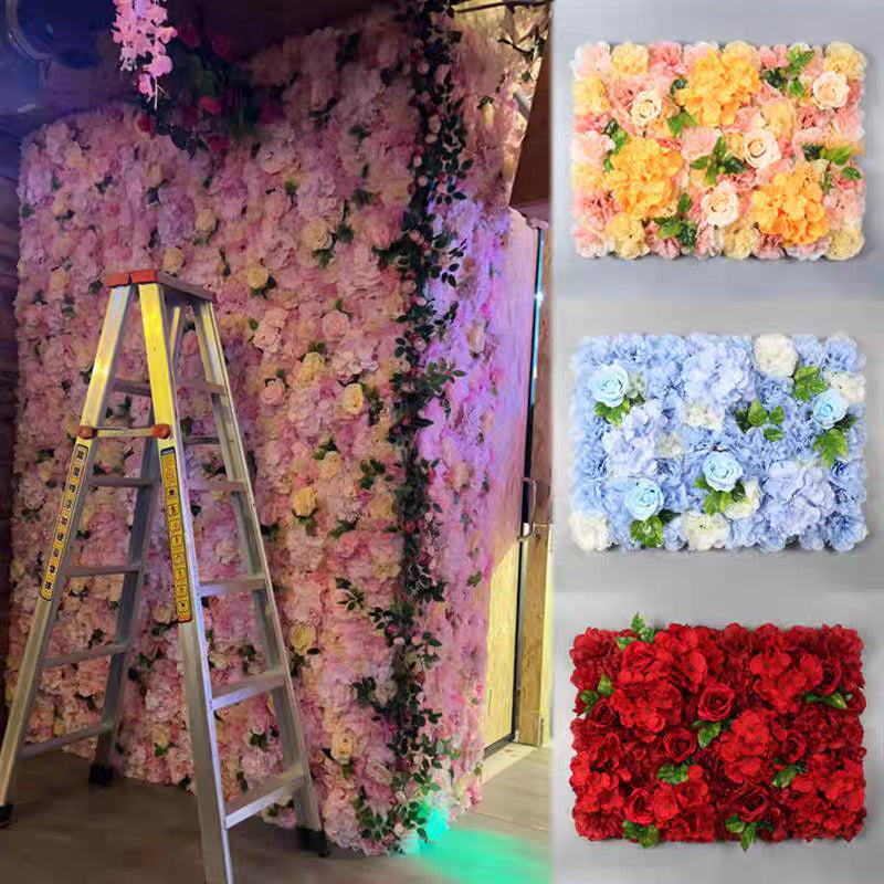 EVERIVELLE Custom Artificial Flower Wall Backdrop
