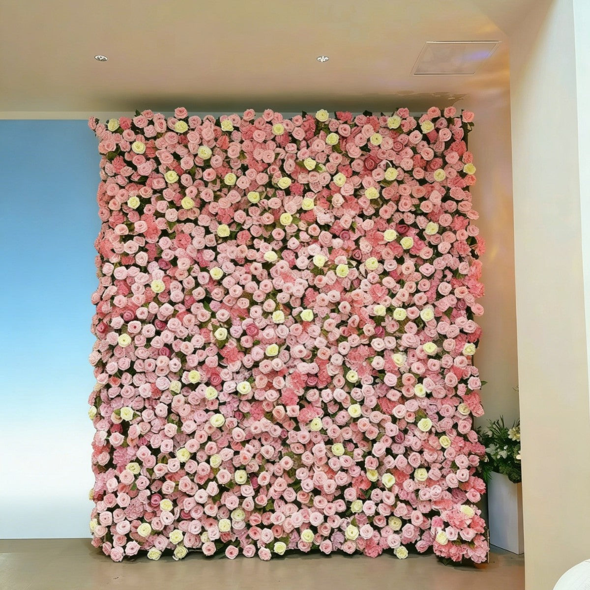 EVERIVELLE Artificial Flower Wall Panels