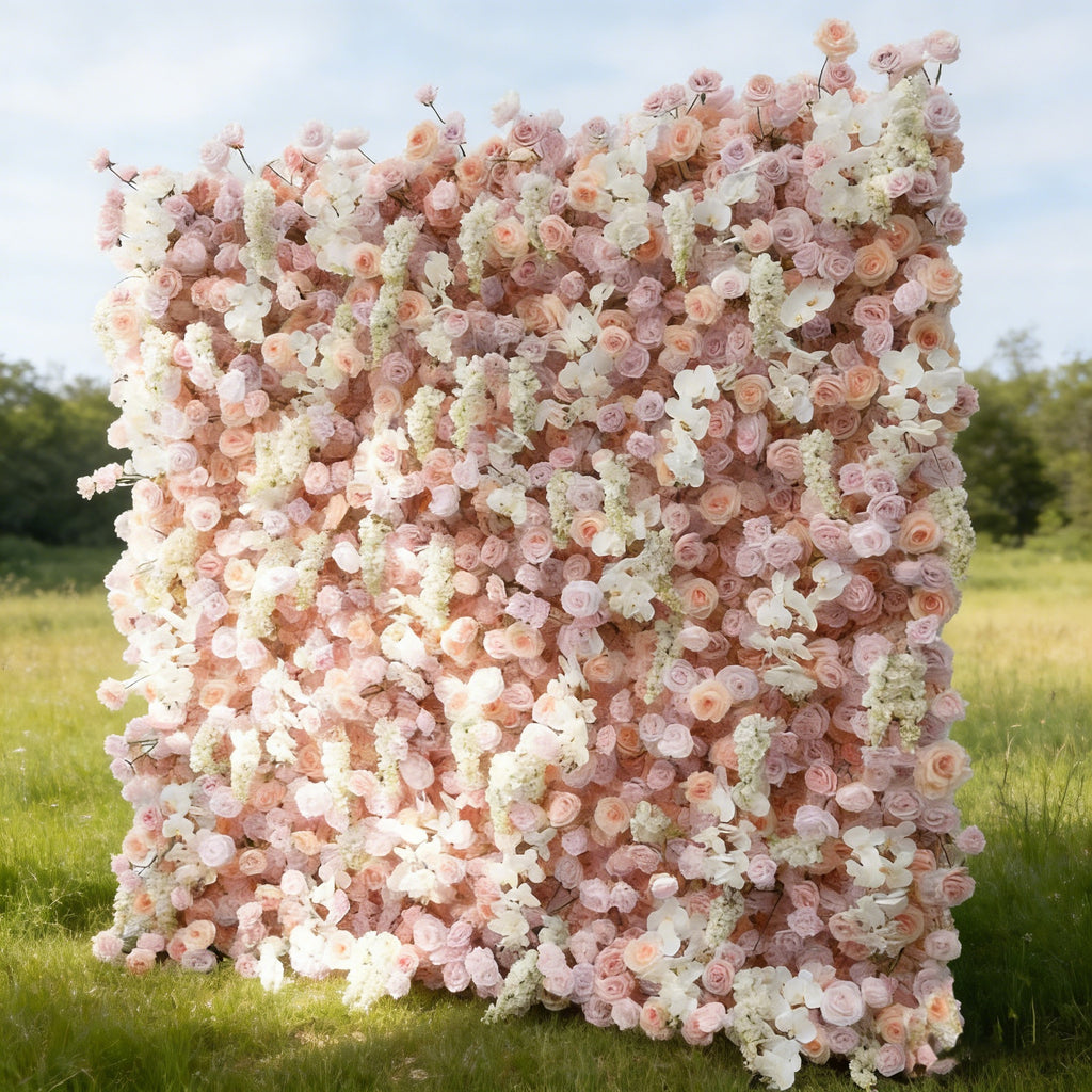 EVERIVELLE Artificial Flower Wall Panels