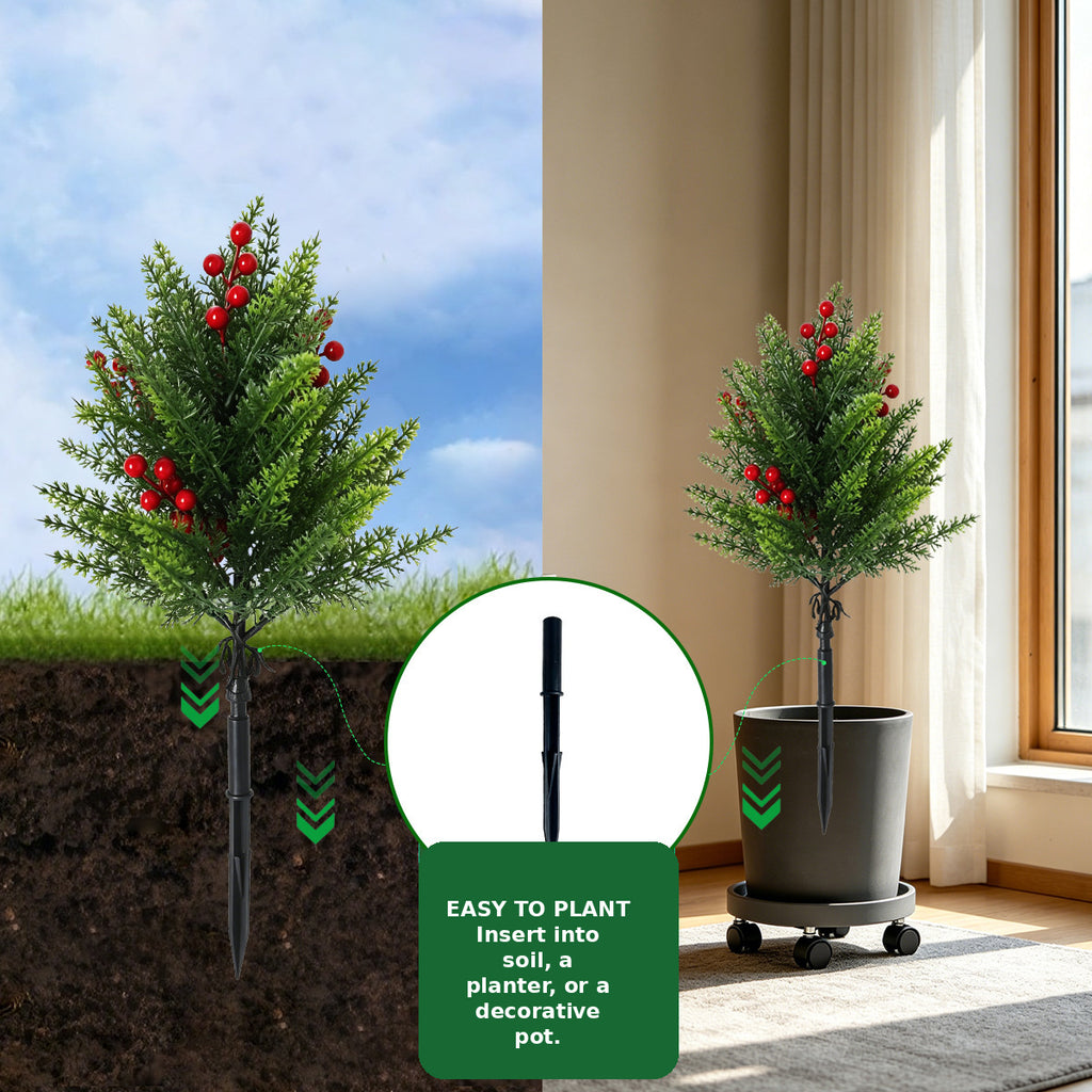 EVERIVELLE Artificial Topiary Garden Stake Collection