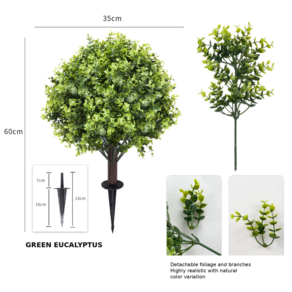 EVERIVELLE Large Artificial Eucalyptus Garden Trees