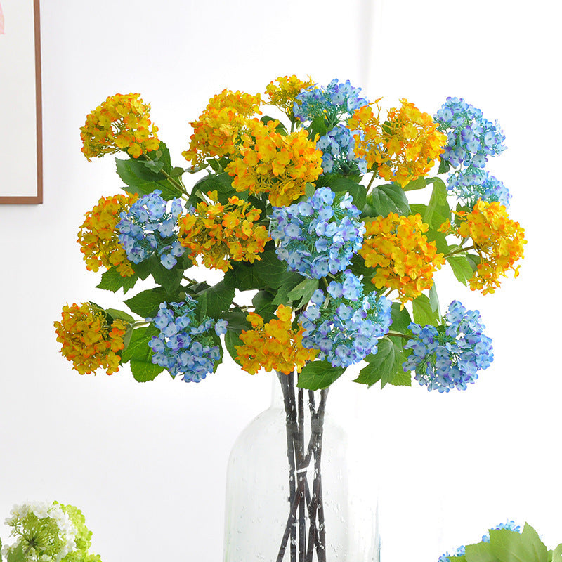 Artificial Viburnum Snowball Branch   Realistic White Floral Stem for Home & Garden Décor | EVERIVELLE artificial flowers and garden décor