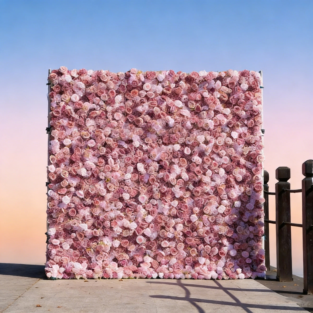 EVERIVELLE Artificial Flower Wall Panels