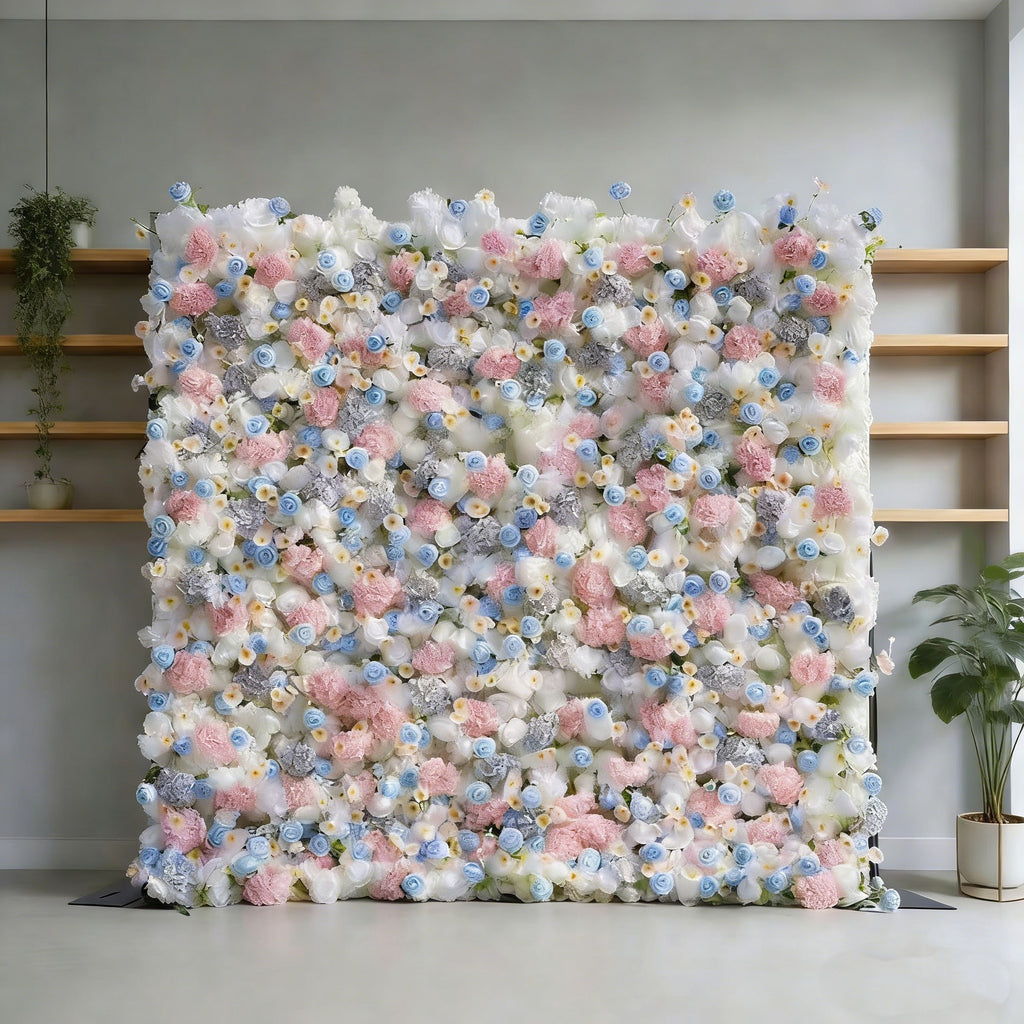 EVERIVELLE Artificial Flower Wall Panels