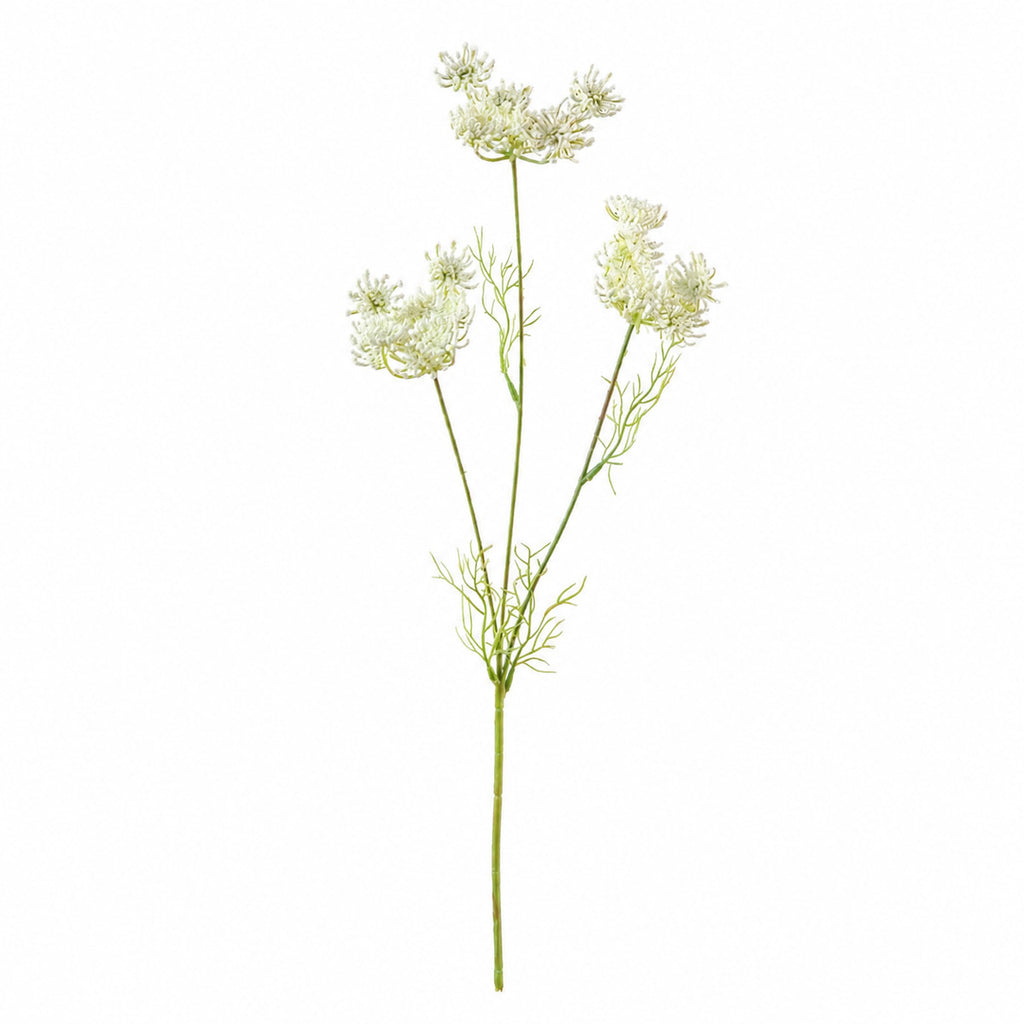 EVERIVELLE Three-Head Artificial Lace Flower Stem