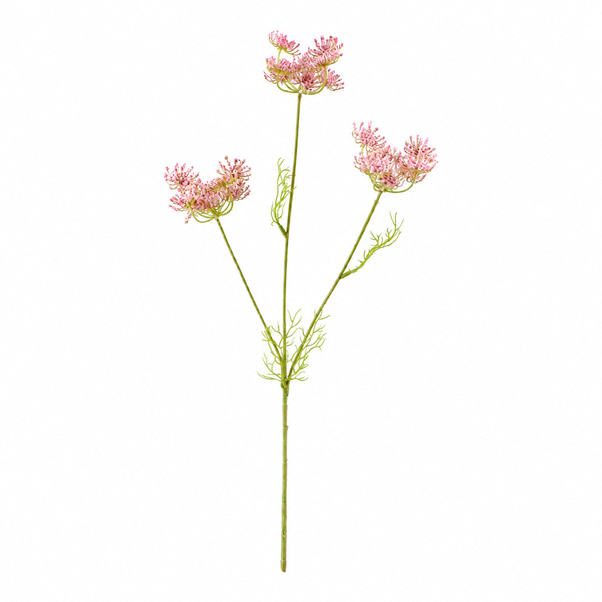 EVERIVELLE Three-Head Artificial Lace Flower Stem