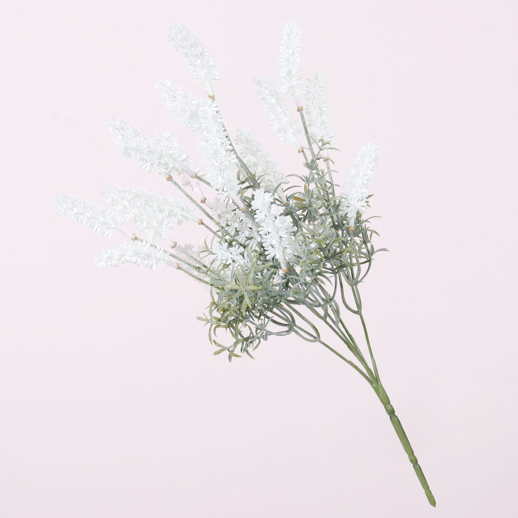 EVERIVELLE 15.7-Inch Five-Branch Artificial Lavender Stem