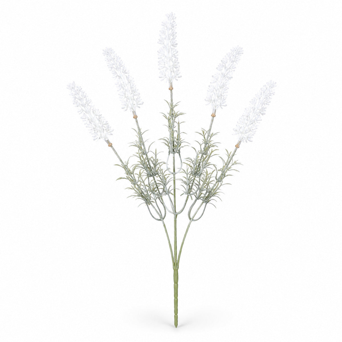 EVERIVELLE 15.7-Inch Five-Branch Artificial Lavender Stem
